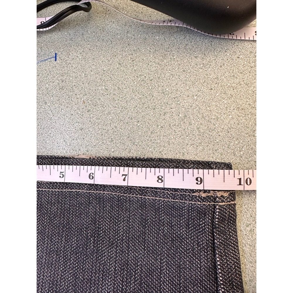 Vtg FUBU Baggy Jeans Mens 40x34 (Actual 36x31) Black Denim Wide Leg 90s Hip Hop - Picture 5 of 16